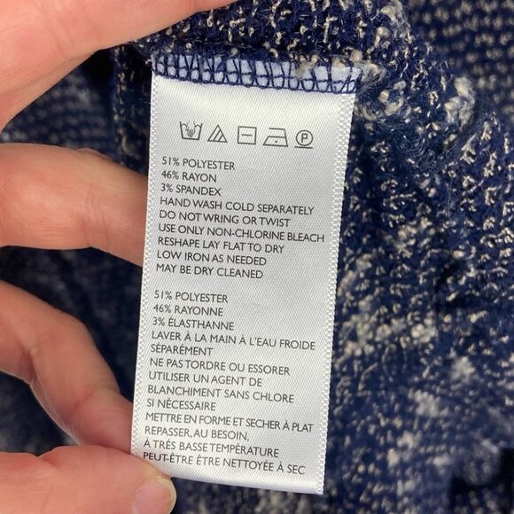 Urban Outfitters Slouchy Open Front Blue Cardigan Stretch Knit Long Oversized S - Picture 7 of 8